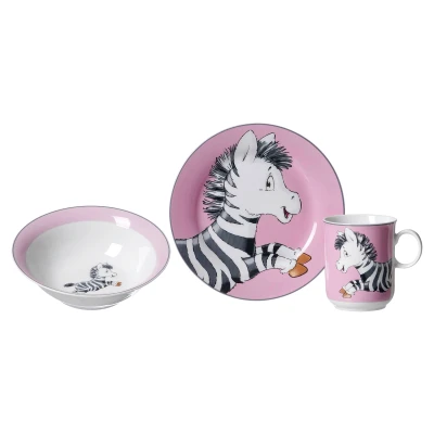 Abbildung von Ritzenhoff &amp; Breker Kindergeschirr Set Ritzenhoff&amp;Breker Happy Zoo Koko 3tlg., 1 Personen, Porzellan