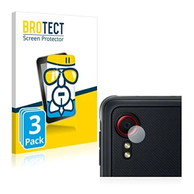 Abbildung von BROTECT Schutzglas für Samsung Galaxy XCover 5 (NUR Kameraschutz) (3 Stück) Schutzfolie Panzer Folie Glas [Extrem Kratzfest 9H, Anti Fingerprint,