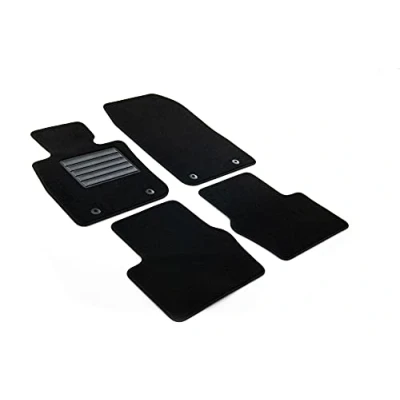 Abbildung von MDM SP 5124 Fußmatten Velours Autoteppich passend für Mazda CX 3 06.2015&gt;, black
