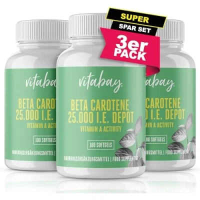 Abbildung von Vitabay Beta Carotin Depot 25000 I.E 540 St