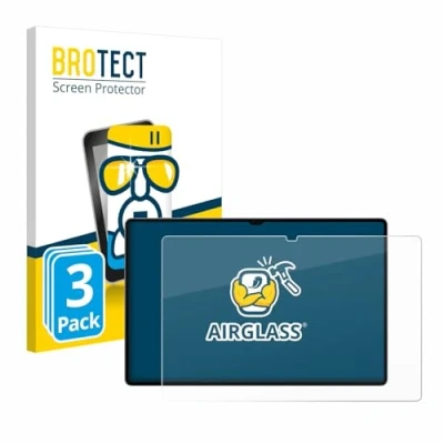 Abbildung von BROTECT Schutzglas für Samsung Galaxy Tab S10 Ultra WiFi / 5G (3 Stück) Schutzfolie Panzer Folie Glas [Extrem Kratzfest 9H, Anti Fingerprint,