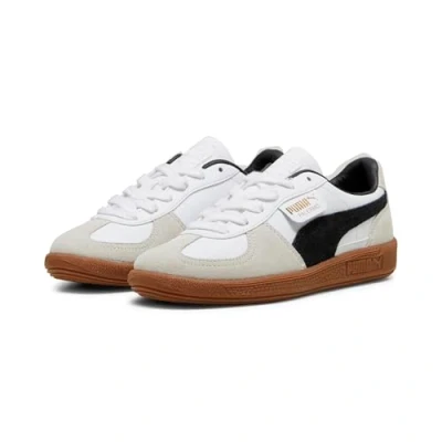 Abbildung von Puma Palermo JR Unisex Sneaker low für Kinder, Größe: 38.5, White/vapor gray Schuhe