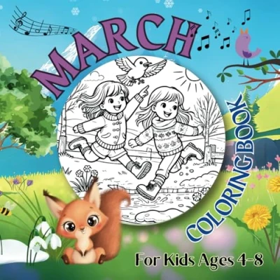 Abbildung von Coloring book for Kids: March (Coloring each month of the year)