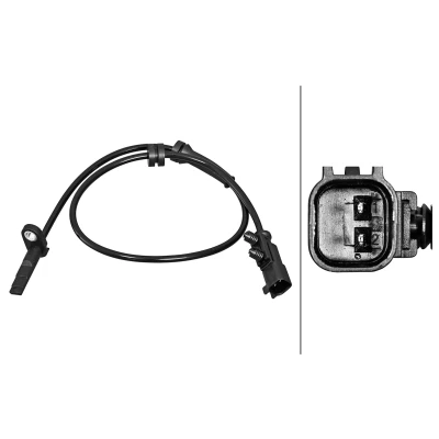 Abbildung von HELLA 6PU 358 217 181 ABS Sensor Hallsensor 2 610 TESLA: Model S
