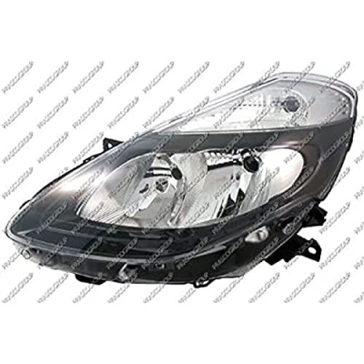 Abbildung von PRASCO RN3274934 Scheinwerfer links H7/H7 schwarz mit Stellmotor für LWR RENAULT: Clio 3, III Grandtour