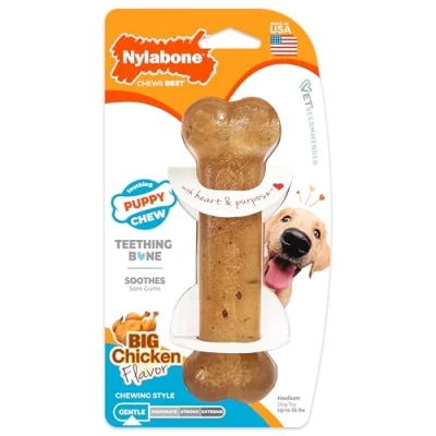 Abbildung von Nylabone Puppy Kauknochen Wolf N215 Gebr. de Boon