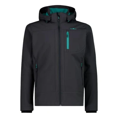 Abbildung von CMP Herrenjacke mit Kapuze und Reißverschluss, Fluss Nero, 54