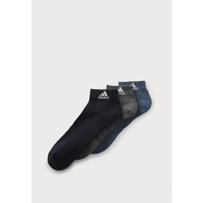 Abbildung von adidas Unisex Kinder Cushioned Sportswear Ankle Socks 3 Pairs, legend ink/preloved ink/dark grey heather, 5 6 Years