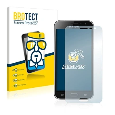 Abbildung von BROTECT Schutzglas für Samsung Galaxy J3 / Duos (2016) Schutzfolie Panzer Folie Glas [Extrem Kratzfest 9H, Anti Fingerprint, Ultra Transparent]