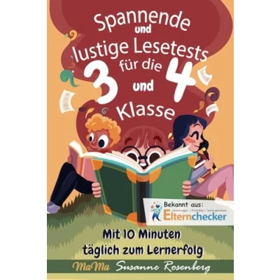Abbildung von Spannende und lustige Lesetests für die 3. 4. Klasse: Mit 10 Minuten täglich zum Lernerfolg