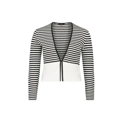 Abbildung von zero Strickjacke, Damen, Größe: 36, Patch creamblack