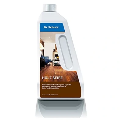 Abbildung von Dr. Schutz Holzseife 750 ml Reinigung &amp; Pflege für geölte Holzböden 2 in 1 Wischpflege schönes Parkett