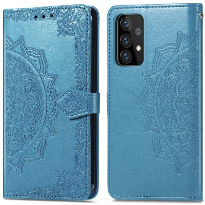 Abbildung von Samsung Galaxy A52 (4G) Hülle Kunstleder iMoshion Klapphülle Handyhülle Türkis