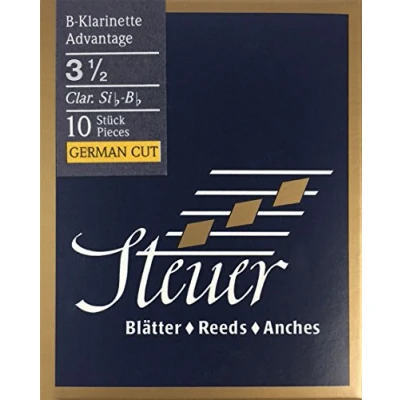 Abbildung von Steuer Blatt BB Klarinette Blue Line Advantage deutscher Schnitt 10er Packung Gr.3 1/2