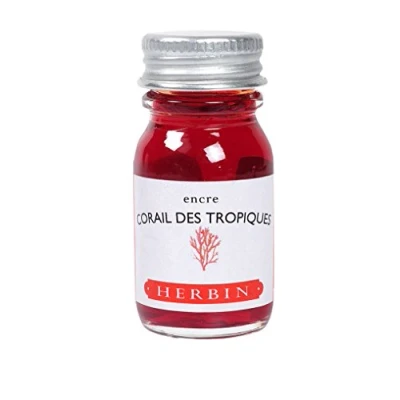 Abbildung von 6 x Herbin Füllertinte 10ml corail tropique