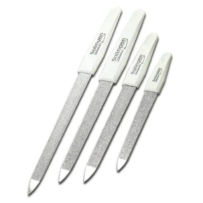 Abbildung von SMI Saphir Nagelfeile 4 Saphirnagelfeile Solingen Nagelfeilen Fingernägel Fußnägel, tlg., Fein, Grob