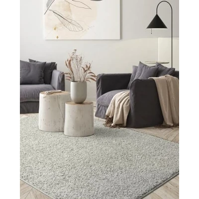Abbildung von the carpet Teppich &quot;Soli Shaggy&quot;, rechteckig, Wohnzimmer Hochflor waschbar rutschfest