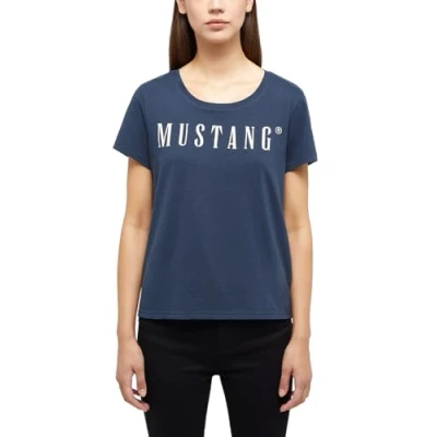 Abbildung von MUSTANG Damen Style Alma T Shirt, Dark Sapphire 4136, M EU