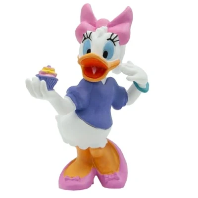 Abbildung von Bullyland 15337 Spielfigur Walt Disney Daisy Duck, ca. 6,9 cm, detailgetreu, ideal als kleines Geschenk für Kinder ab 3 Jahren