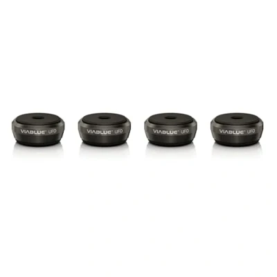 Abbildung von VIABLUE UFO Absorber Set mit 4 Stk. (Uni schwarz)