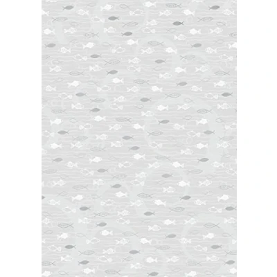 Abbildung von 15 x Heyda Transparent Papier A4 115g/qm Fische silber