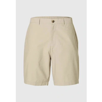 Abbildung von Selected Homme Slhregularkarl Seersucker NOOS Shorts, Herren, Größe: Small, Pure cashmere