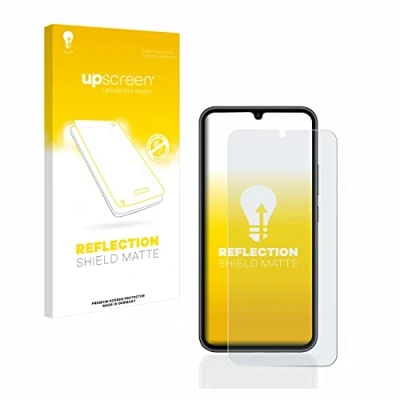 Abbildung von upscreen Entspiegelungs Schutzfolie für Samsung Galaxy A34 5G Displayschutz Folie Matt [Anti Reflex, Anti Fingerprint]