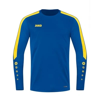Abbildung von JAKO Fussball Power Sweatshirt, Herren, Größe: Small, Blaugelb