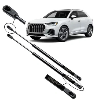 Abbildung von Ramor Strutz 2x Gasfeder Dämpfer Heckklappe Kompatibel mit Audi Q3 2011 2019. Gasdruckfeder Heckklappendämpfer Ersatz für 8U0827552A und Andere.