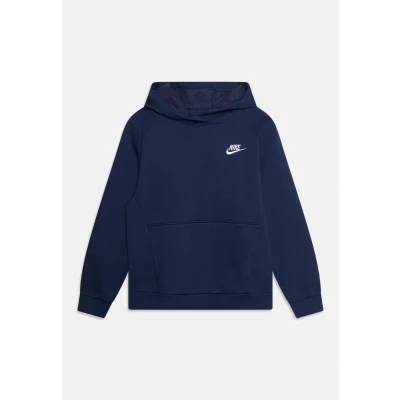 Abbildung von Nike Sportswear CLUB Unisex Kapuzenpullover für Kinder, Größe: 128/137, Midnight navy/white