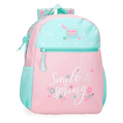 Abbildung von Roll Road Spring Dream Schulrucksack, anpassbar an Trolley, mehrfarbig, 27 x 33 11 cm, Polyester, bunt, 27x33x11 cms, Trolley