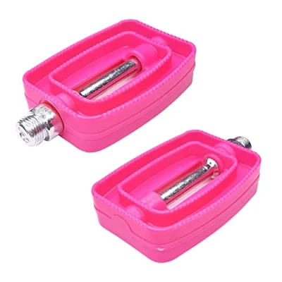 Abbildung von cyclingcolors kinderfahrrad pedale 60x80mm achse 9/16&quot; kunststoff mädchen junge junior universal fahrrad, Pink