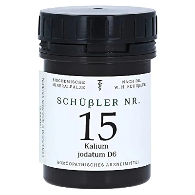 Abbildung von Schüssler Nr.15 Kalium jodatum D 6 Table 400 St