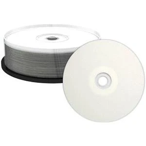 Abbildung von MediaRange MRPL401 25GB BD R 25Stück(e) Leere Blu Ray Disc Discs (BD R, 120 mm, 25 GB, Weiß, 4x, Tortenschachtel)