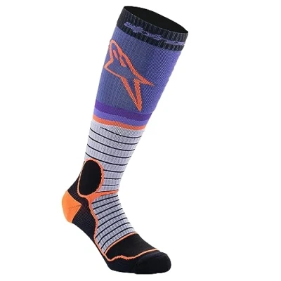 Abbildung von Alpinestars Unisex Pro Technische Socken MX, Black Gray Purple, L