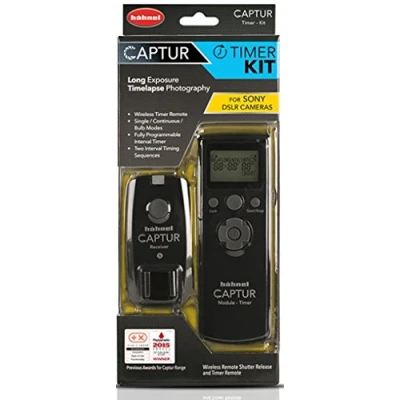 Abbildung von Hähnel HL C Sony TIM Captur Timer Kit Kabelloser Fernauslöser und Timerauslöser für schwarz