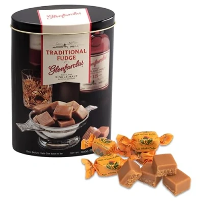 Abbildung von Gardiner&#039;s of Scotland Whisky Fudge Glenfarclas 250 g Handgemachte, weiche Karamell Bonbons