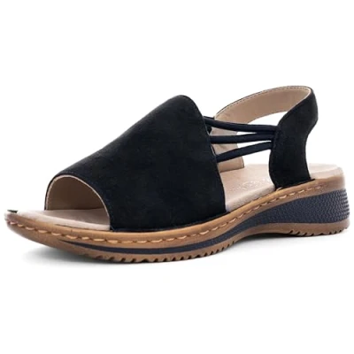 Abbildung von Ara HAWAII Sandale, Sommerschuh, Sandalette, Keilabsatz, in Bequemweite G (weit)