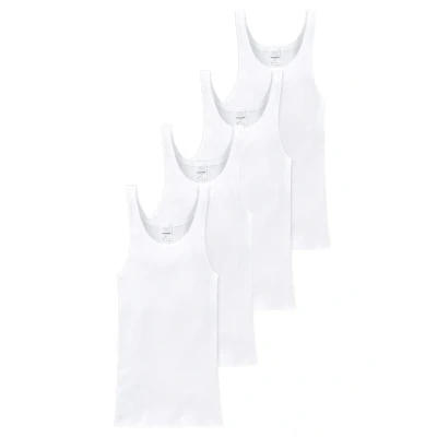 Abbildung von Schiesser 4 PACK Unterhemd/shirt, Herren, Größe: XL, Weiß