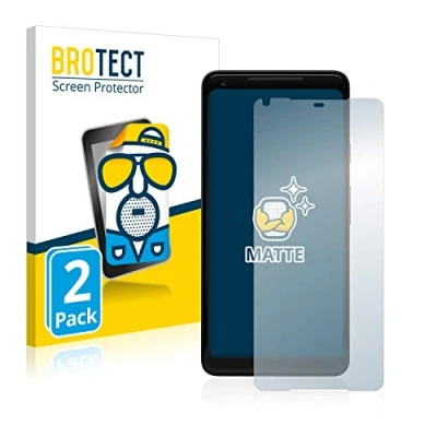 Abbildung von BROTECT Entspiegelungs Schutzfolie für Google Pixel 2 XL (2 Stück) Matte Displayschutz Folie, Anti Reflex, Fingerprint