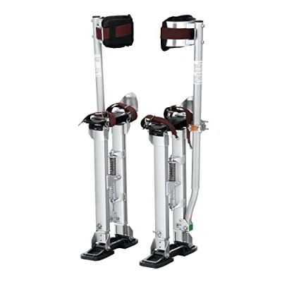 Abbildung von VEVOR Arbeitsstelzen Trockenbau 45,7 76,2cm Höhenverstellbar Aluminiumstelzen Deckenbau 103kg Tragfähigkeit Malerstelzen 27 29cm Fußgröße Für Malerarbeiten Heimdekoration Baumschnitt Elektroarbeiten
