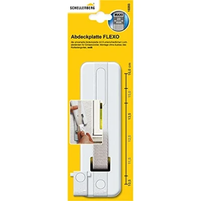 Abbildung von SCHELLENBERG Gurtwickler Abdeckplatte FLEXO Maxi, Zubehör für Einlassgurtwickler, Abdeckung mit 6 Lochabstände