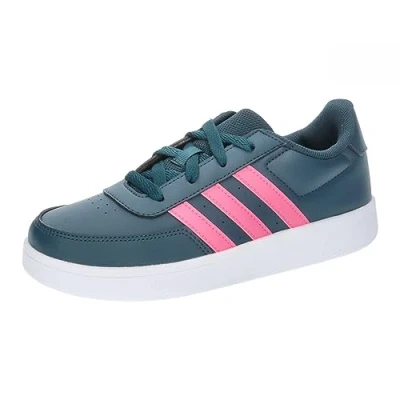 Abbildung von adidas Breaknet Lifestyle Court Lace Shoes Tennisschuhe, Arctic Night/Lucid pink/Cloud White, 38 2/3 EU