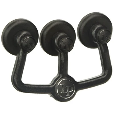 Abbildung von LP Latin Percussion Sound Enhancer RAW Series Shaker, 3 freibewegliche montierbar, LP1622 Glockenspiel, Schlittengeläut, Tambourin, Schellen, am Spannreifen