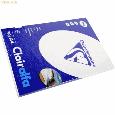 Abbildung von Clairefontaine Multifunktionspapier Clairalfa A4 80g/qm 100 Blatt weiß