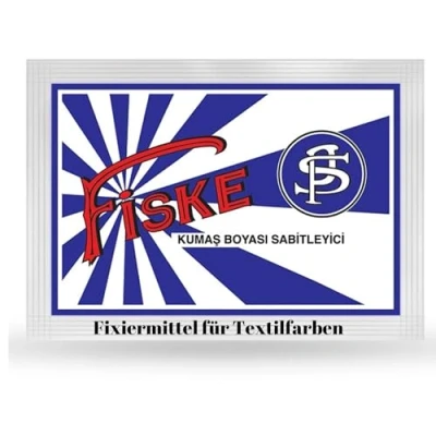 Abbildung von VIKTORIA Textilfarbe waschmaschinenfest (59 FARBEN) stofffarbe, färbemittel textilien, stofffarben waschfest, textil farbe, kleidung färben (FISKE(Farbe Stabilisator), 1er Pack)