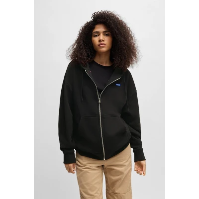 Abbildung von HUGO Blue Sweatjacke Doa_B_2 mit Kapuze, Logo Badge