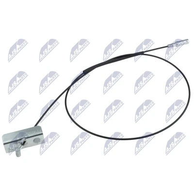 Abbildung von NTY HLR PL 037 Handbremsseil mitte 1245 Scheibenbremse RENAULT: TRAFIC 2 Bus, Kasten, OPEL: Vivaro A Combi, Kastenwagen