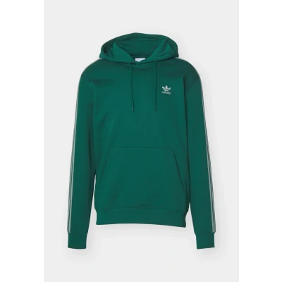 Abbildung von adidas Originals 3STRIPES Hoody Kapuzenpullover, Herren, Größe: Large, Collegiate green