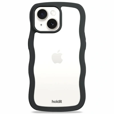 Abbildung von Apple iPhone 13 Hülle Recycelter Kunststoff Holdit Hard Case/Backcover Handyhülle Schwarz